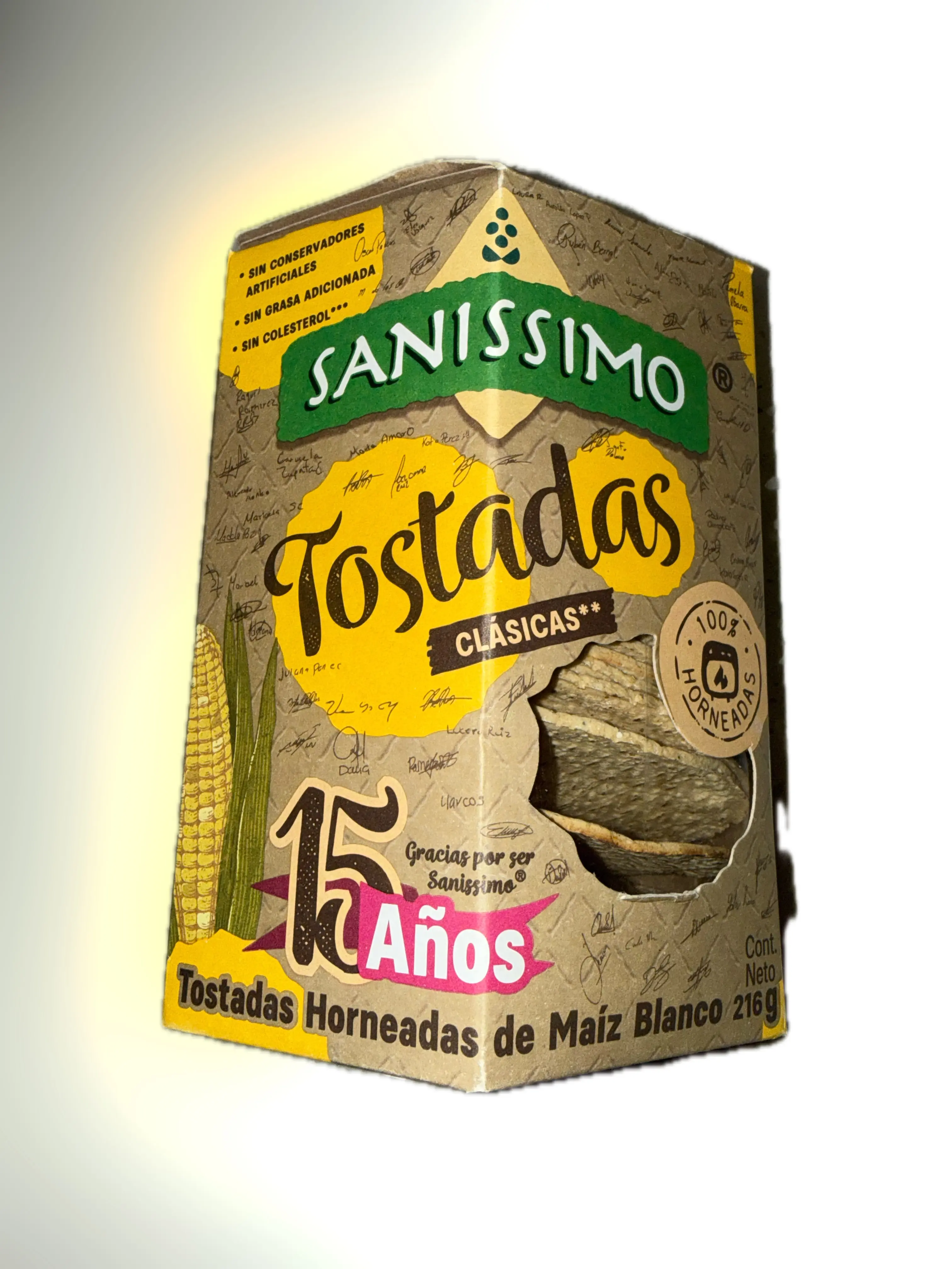 Tostadas Clasicas Sanissimo 216g | Sanissimo Classic Baked White Corn Tostadas, 216g (7.62 oz) – Crispy Mexican Corn Tostadas