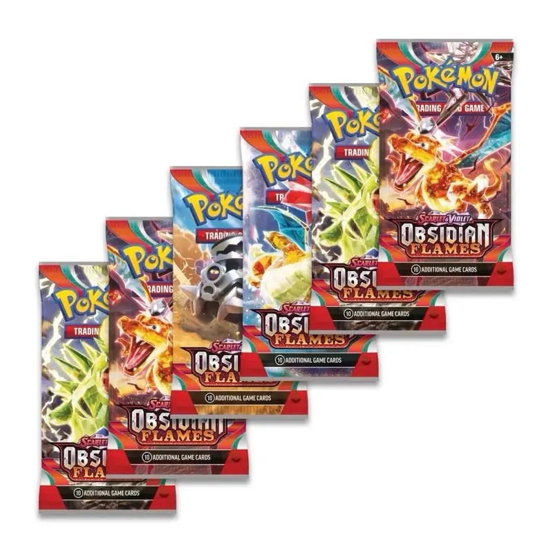 Pokemon Scarlet & Violet Obsidian Flames Booster Packs (LIVE RIP)