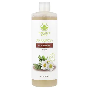 Mild By Nature (Nature's Gate), Herbal Shampoo for Normal Hair, 16 fl oz (473 ml)