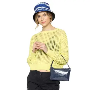 Faux Croc Patterned Tote Bag