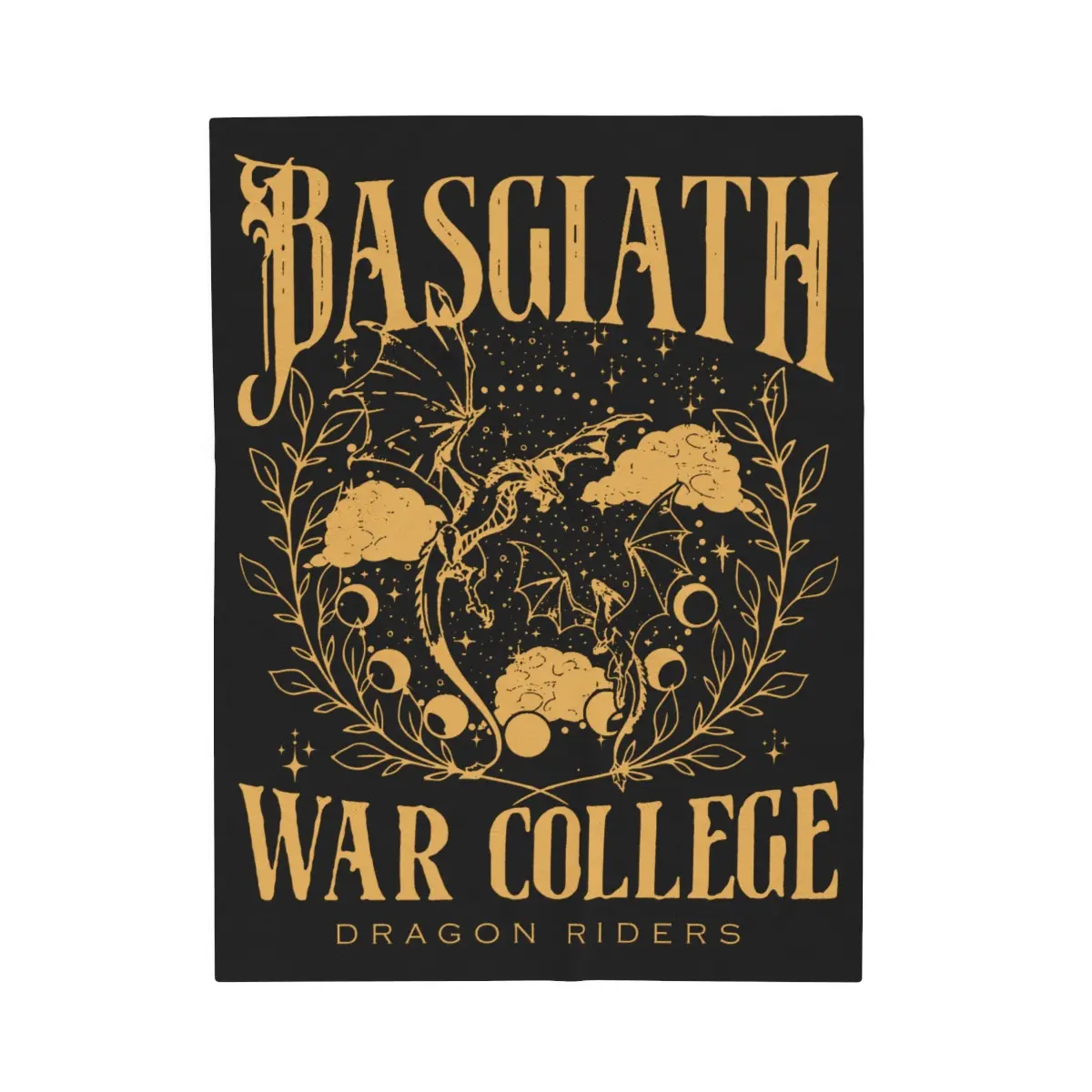 Fourth Wing Blanket The Empyrean Blanket Basgiath War College Blanket Dragon Rider Blanket Fourth Wing Merch Rebecca Yarros Blanket