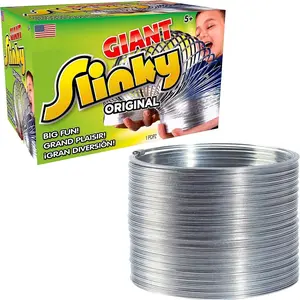 The Original Giant Slinky Walking Spring Toy – Big Metal Slinky for Ages 5+