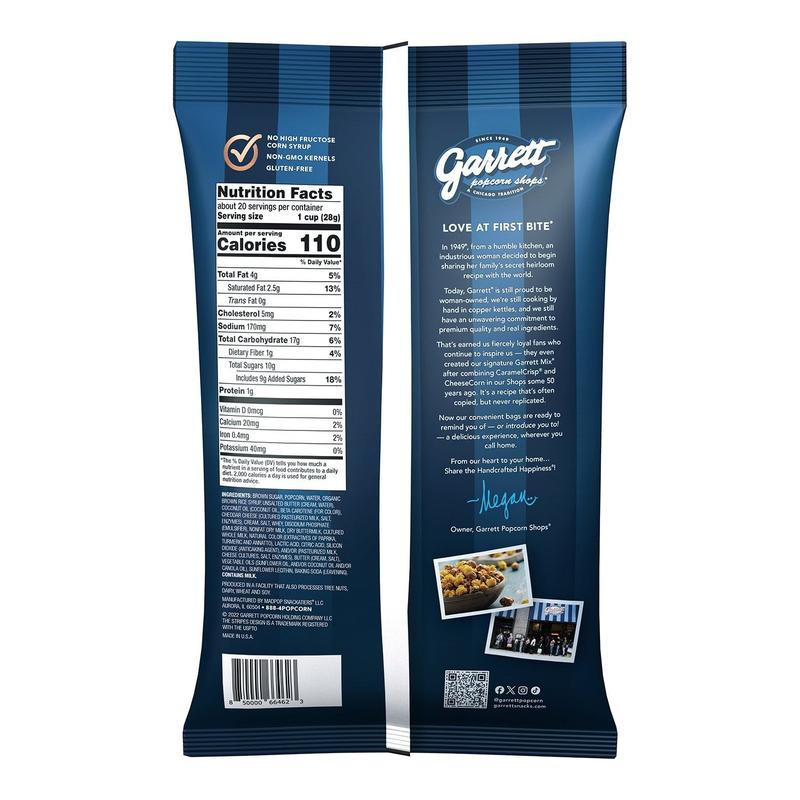 Garrett Popcorn Shops Garrett Mix 20 oz Batch to Batch From Scratch Real Ingredients No Artificial Colors or Flavors Perfect for Movie Nights Parties or Everyday Snacking