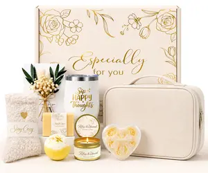 BodyRefresh Birthday Gifts for Women, Self Care Spa Gift Basket, Relaxation Care Package, Thinking of You Gift Set for Adults, Get Well Soon Gifts for Mom Wife Her Sister Girlfriend