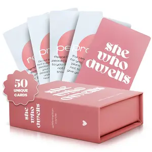 Bible Affirmation Cards for Anxiety Relief- Inspirational Scripture Cards- Women's Christian Affirmation Cards, Pink