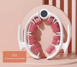 Deep Tissue Leg Massager for Muscle Relaxation | 14-Round Detachable Circular Muscle Roller