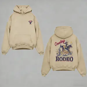Rodeo Western Cowboy Hoodie, Vintage 90s Graphic Western Hoodie, Retro Rodeo Hoodie, Rodeo Oversize Cowboy Hoodie, Wild West Gift, Cool Gift
