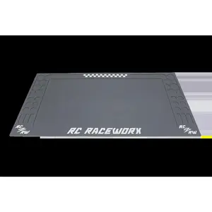 RC Raceworx Worx Pit Mat in Black and White