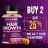 Rainbow Nutrients 24-in-1 Advanced Hair Growth Supplement with Biotin 10,000 mcg, Collagen & Saw Palmetto, Supports Hair Loss, Fuller Hair, Skin & Nails, 60-Day Supply