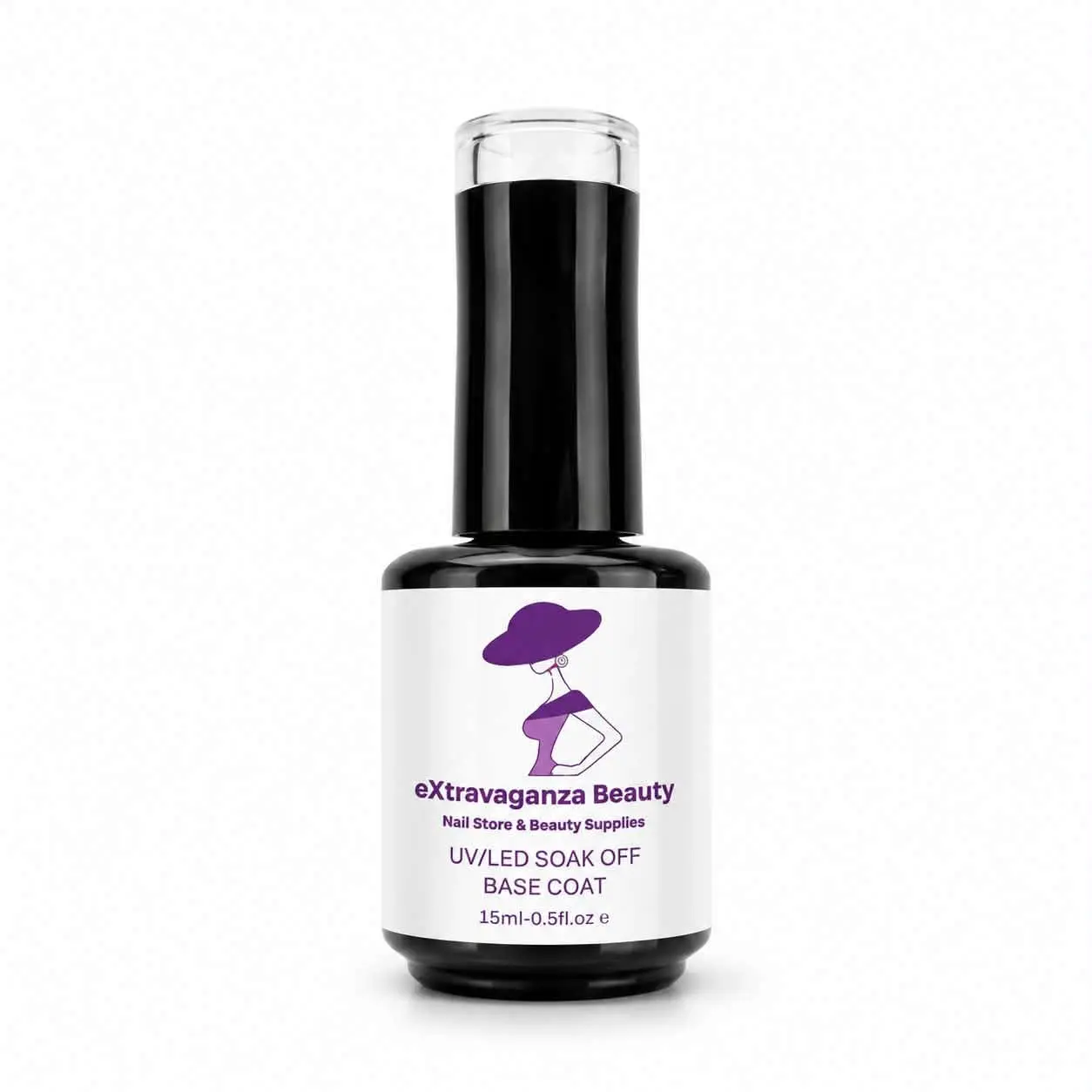 Extravaganza Nail Base Coat Gel 15ml, Professional Nail Art Prep Product