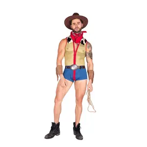 BAH5019 - Confident 4pc Playful Sheriff Mens Costume