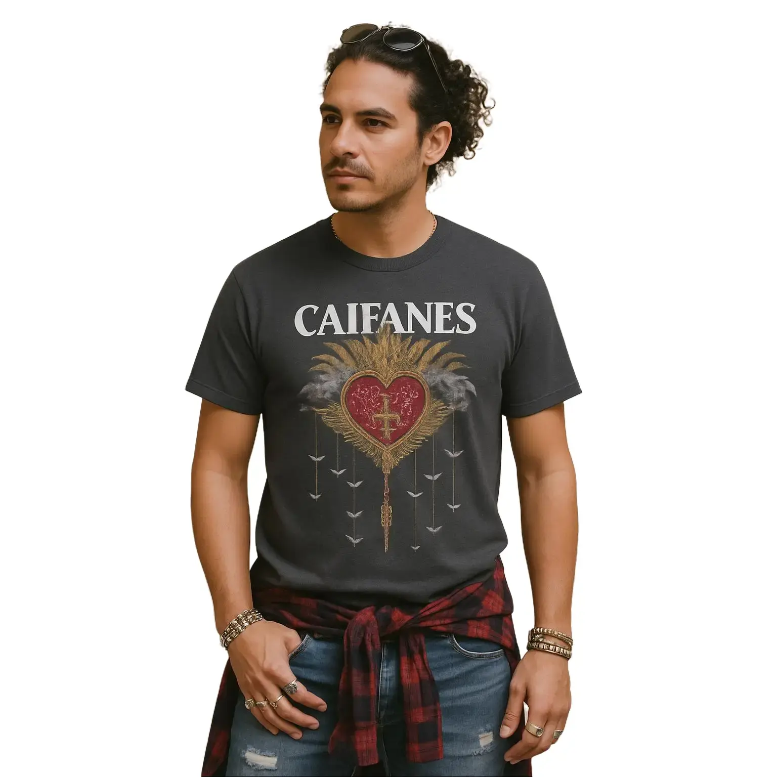 Caifanes Vintage Rock Band Tour Album Cover T-Shirt Music Lover Concert Gift
