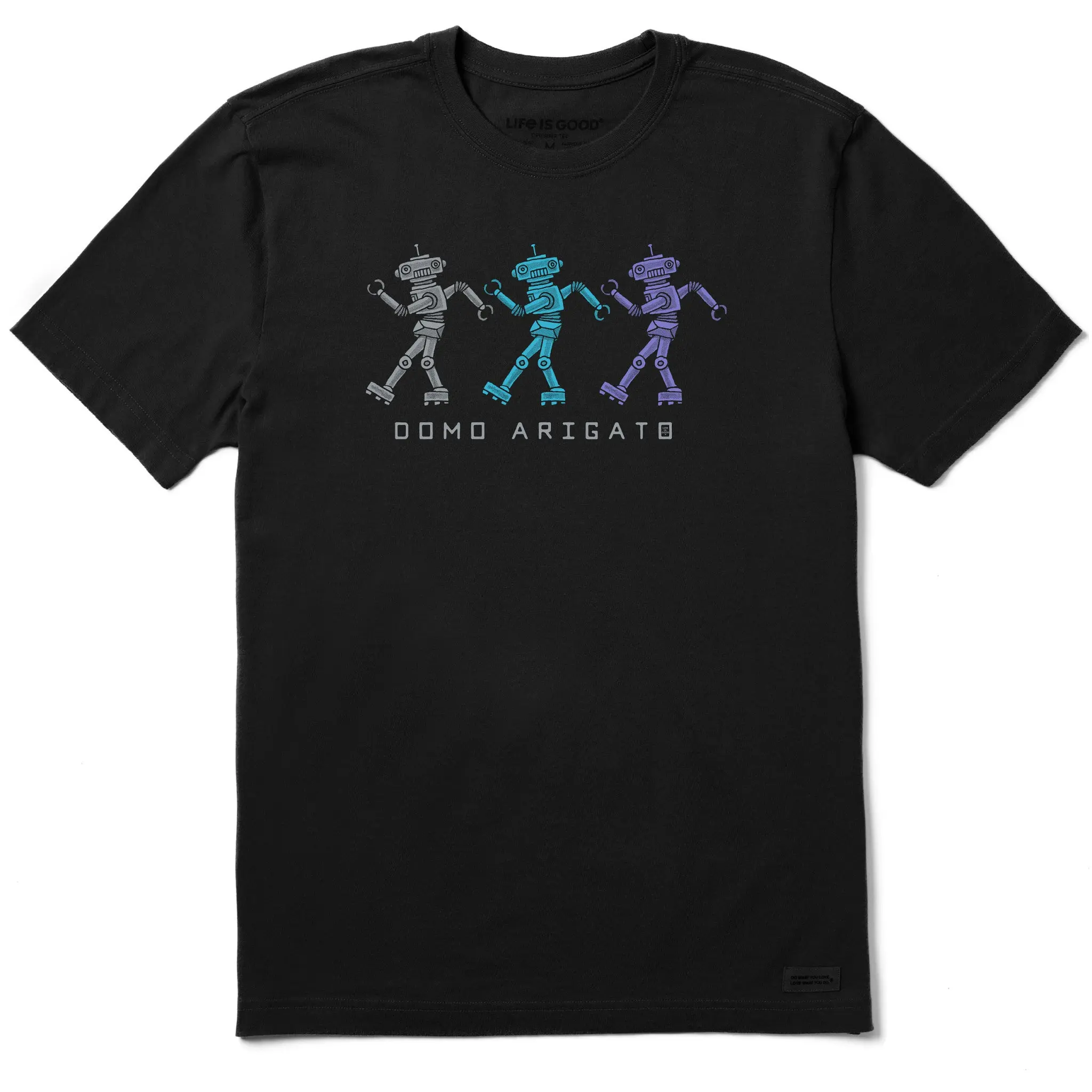 Men's Domo Arigato Robots Short Sleeve Crusher Tee