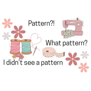 Pattern?! What Pattern?! – 2x3 Magnet
