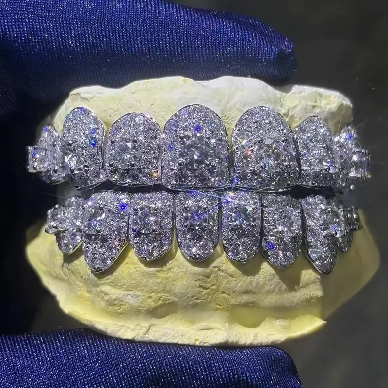 8 Top 8 Bottom 925 Sterling Silver Jumbo center stone Custom Lab