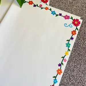 Flower Border Floral paper 20 sheets waterproof paper for floral arrangements and gift wrapping