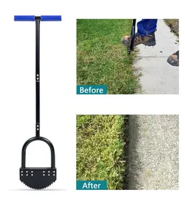 CKLT 41inch Manual Edger Lawn Tool  One-piece/detachable optional for Lawn,Garden and Yard Maintenance