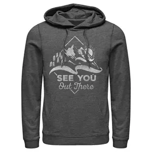 Men's Lost Gods See You Out There Nature Scene Pull Over Hoodie