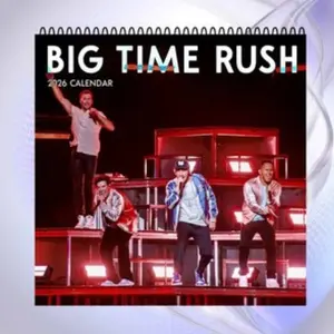 Big Time Rush 2026 Calendar, Music Band Wall Calendar, Premium Concert Photo Monthly Planner, Unisex Gift for BTR Fans, Home & Office Decor, Christmas Gift Idea
