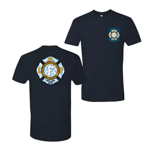 Fire Fighter IAFF Hawaiian Firefighter Premium T-Shirt - NAVY Menswear Top, Firefighter graphic shirt, Hero firefighter shirt, Best firefighter shirts for men, Apparel for firefighters