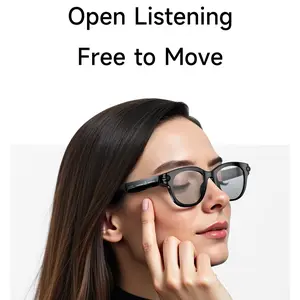 Smart Glasses Video Recording Wearable Eyewear, Multifunction Wireless Bluetooth-compatible Audio Earphones, Outdoor Sports Ai Voice Assistant