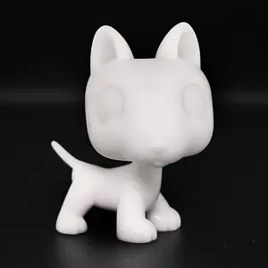 DIY White Mold Bull Terrier Parent-child Interactive Toy Children's Toy Cultivating Children's Drawing and Manual Skills
