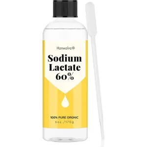 6 Ounce Sodium Lactate for Soap Making & Lotions, Premium 60% Concentration Cosmetic Grade Liquid, Moisturize Anti-Aging, Makes Soap Harder and Unmold Faster