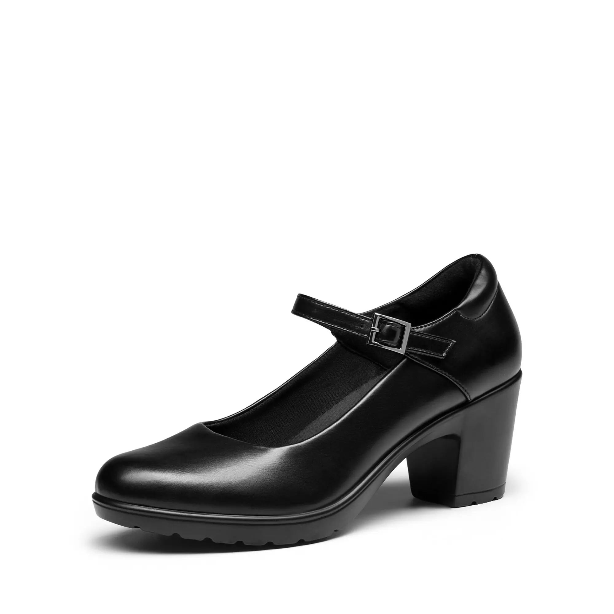 DREAM PAIRS Edenia Round Toe Mary Jane Pumps, Black, Women's Shoes DREAM PAIRS Edenia Round Toe Mary Jane Pumps, Black, Women's Shoes