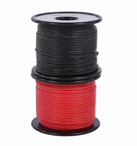 TUOFENG 22 Gauge Electrical Wire 400 Feet [200 ft Black and 200 ft Red] Wire - 22 AWG Silicone Wire - Flexible Silicone Wire of Tinned Copper Wire, Solder Through Quickly