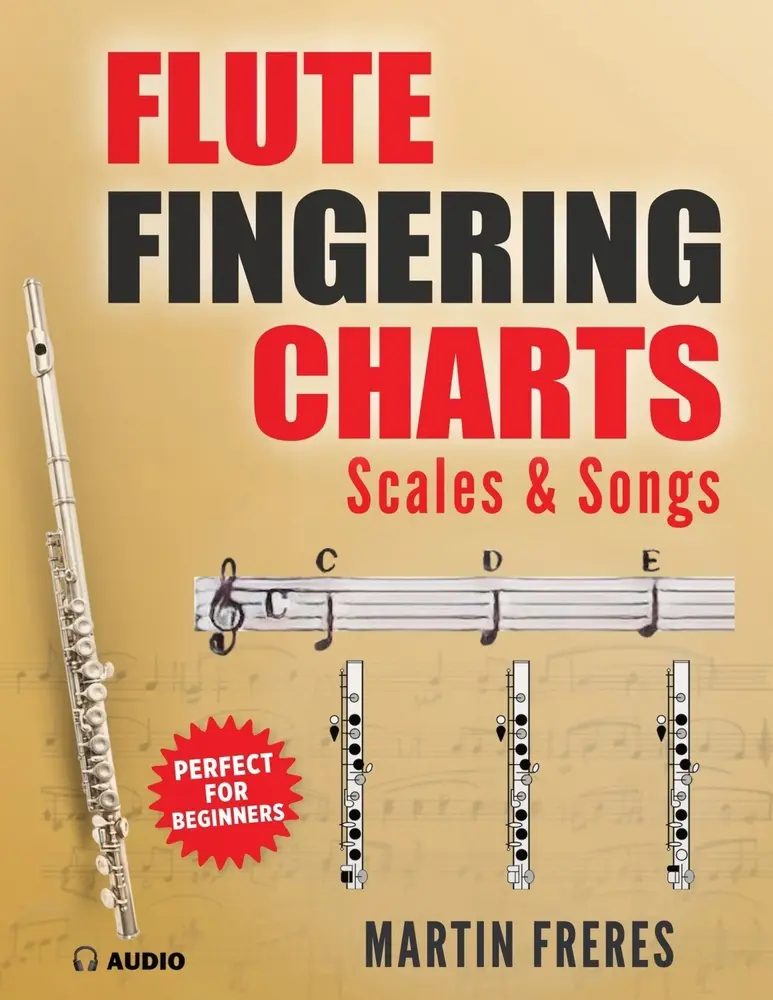 USED-Flute Fingering Charts, Scales & Songs: A Complete Beginner's Reference for playing the Flute by Freres, Martin (Paperback)