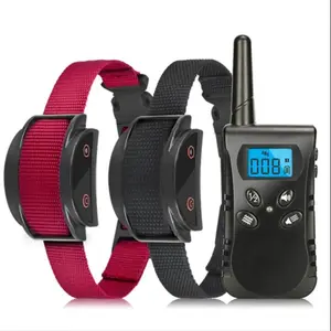 Vibrating Dog Collar, 1 Set Rechargeable & Waterproof Dog Training Collar with 2 Receivers, Training & Behavior Aids for Dogs