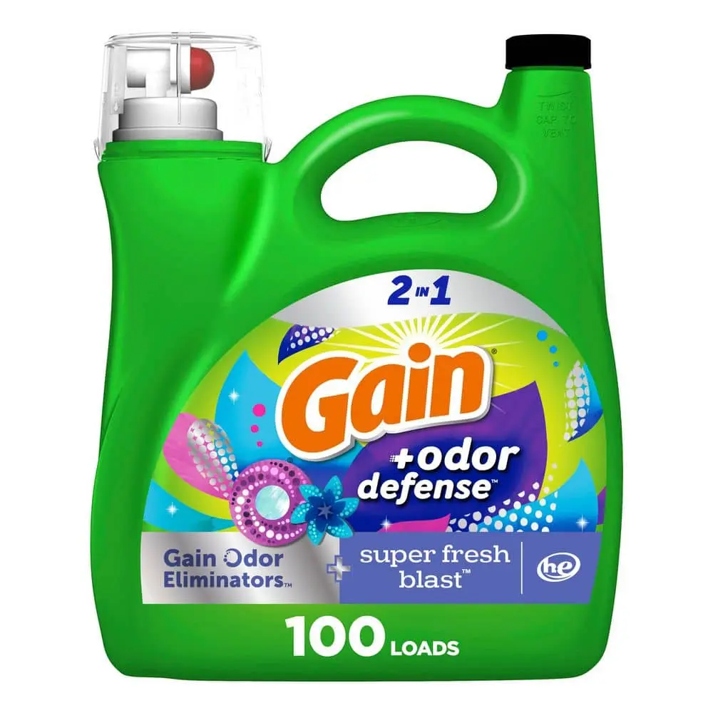 144 oz. HE Odor Defense Super Fresh Blast Scent Liquid Laundry Detergent (100-Loads)