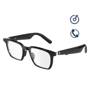 Smart glasses  wireless earphones smart glasses for iPhone, blue light blocking glasses for men and women, smart glasses sports glasses with microphone, summer travel essentials, autumn wireless glasses electronics Wireless Headphones