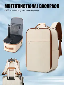 Ryanair Cabin Bags 40x25x20cm, Underseat Travel Backpack, Vacuum Backpack for Vacation, Lightweight & Large Capacity, Unisex Design, Carry On Backpack