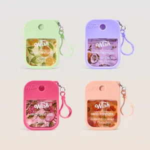 【HOT】Wish DOPAMINE TOP-PICK - Best-Selling Scents 4-Pack with Silicone Case & Keychain: The Complete Vibe Set (1.2 fl oz*4)