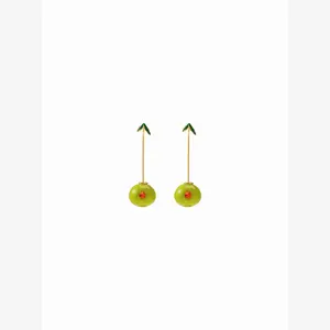 Cider OLIVE DROP EARRINGS