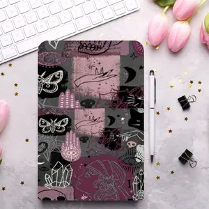 purple spell halloween Kindle Sleeve Laptop Case - Book Sleeve Cover Case