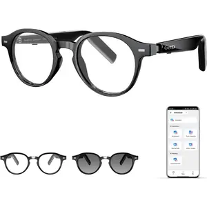 Getd 2026 AI Smart Glasses for Men Women, Translation Glasses with Chatgpt 145 Language, Photochromic Lenses, Bluetooth Glasses 11H Music Play /9H Call for Travel Daily Use GetD