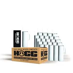 20oz SUBLIMATABLE HOGGDLE SKINNY TUMBLER CASE (25 UNITS)