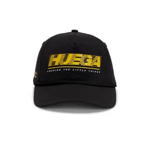 Huega House Tidal Nylon Hat in Black