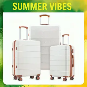 20/24/28 Hardside Expandable Luggage with 360° Spinner Wheels & TSA Lock, Durable ABS Suitcase for Travel & Business summervibes EX-Lite outdoorfun