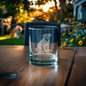 Pug Customizable Dog Glasses