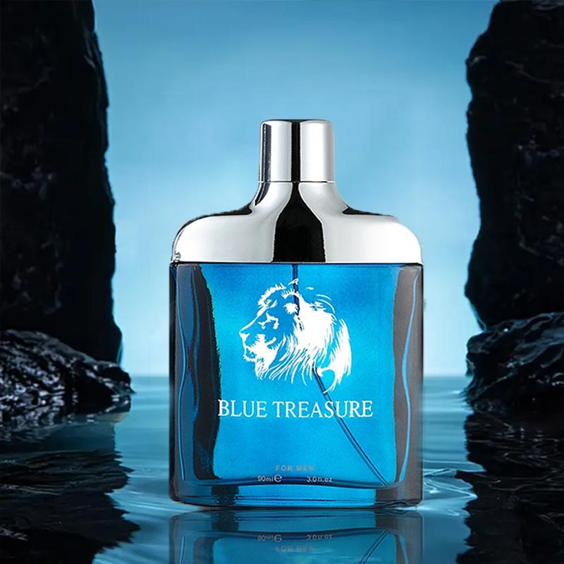 Men's Perfume in 3.0 Ounce/3.0 Liquid Ounce - Scent features notes of suede, orange blossom, leather, and mahogany, elegant and alluring, perfect for evening dinners and parties, decanter-shaped bottle, collector's perfume, romantic Valentine's Day gift