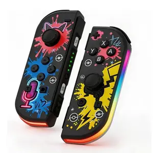 Wireless Controller for Switch Lite Oled, Dual Vibration Game Pad, Cool Wake-Up Switch, Wireless Gaming Controller, Console Accessories, Wireless Joycon, Dual Joystick