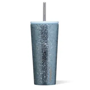 Cold Cup - Reusable Water Bottle with Straw, Durable Design, Portable & Washable, Ideal for Cold Beverages Cold Cup - Reusable Water Bottle with Straw, Durable Design, Portable & Washable, Ideal for Cold Beverages
