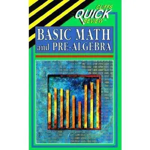 USED-Cliffs Quick Review Basic Math and Pre Algebra by Jerry Bobrow (Paperback)