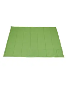 Abilitations 1543189 Fleece Weighted Blanket, Small - Green
