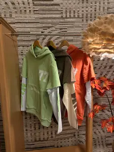 Double sleeve 77 hoodie