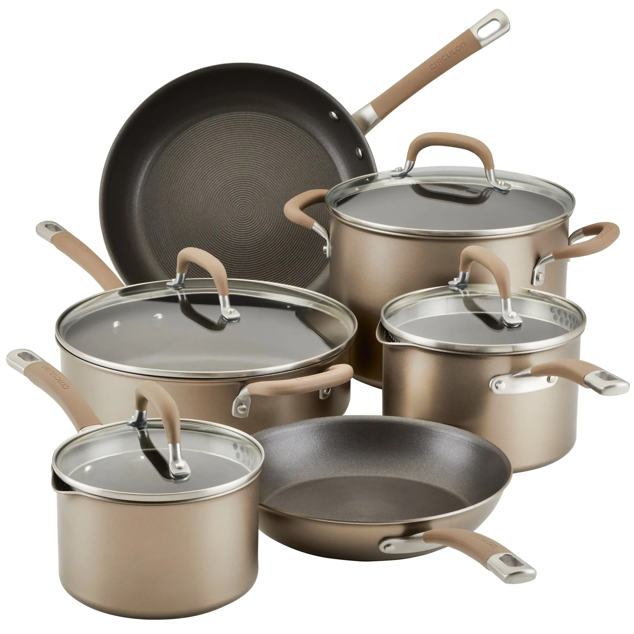 10-Piece Nonstick Cookware Set 10-Piece Nonstick Cookware Set