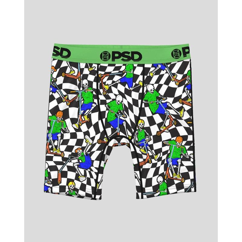 PSD Youth Boy's Shredders Boxer Brief 3 Pack - Soft, Breathable and Stretch Comfortable Underwear